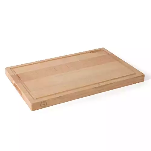 Martha Stewart Lochner 18" x 12" Beech Wood Cutting Board w/Juice Groove