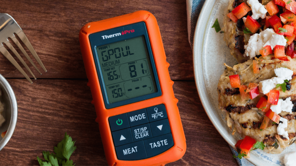 Meat Thermometer in the Table