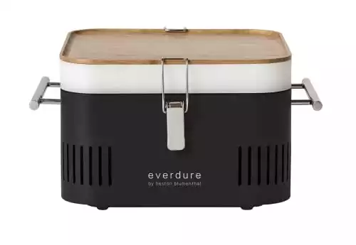 Everdure CUBE Portable Charcoal Grill, Tabletop BBQ, Perfect Tailgate